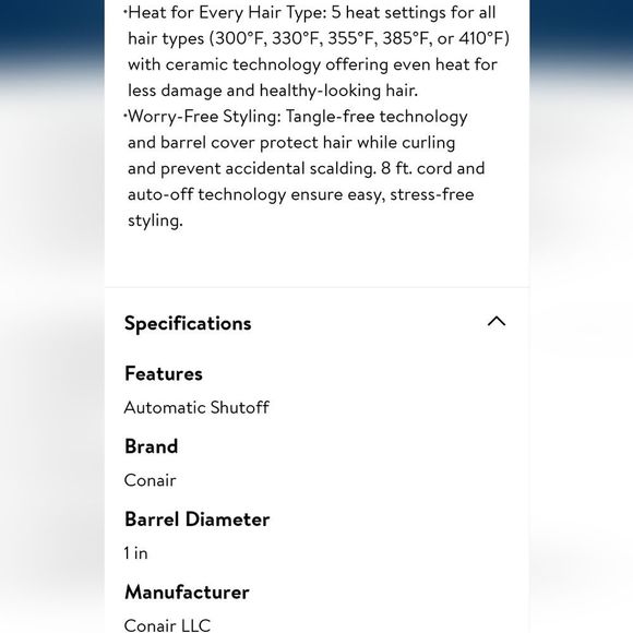 Conair Infiniti Pro Curl Secret Ceramic Auto Curler - Picture 14 of 15